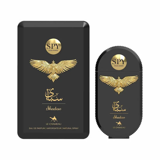 Le Chameau Spy Shadow Eau de Parfum for Men 90ML with perfume bottle and box