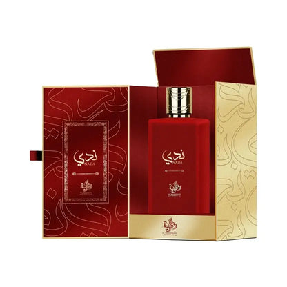 Nada Eau de Parfum for Women 100ml by Al Wataniah featuring the luxury perfume bottle and premium gift box.